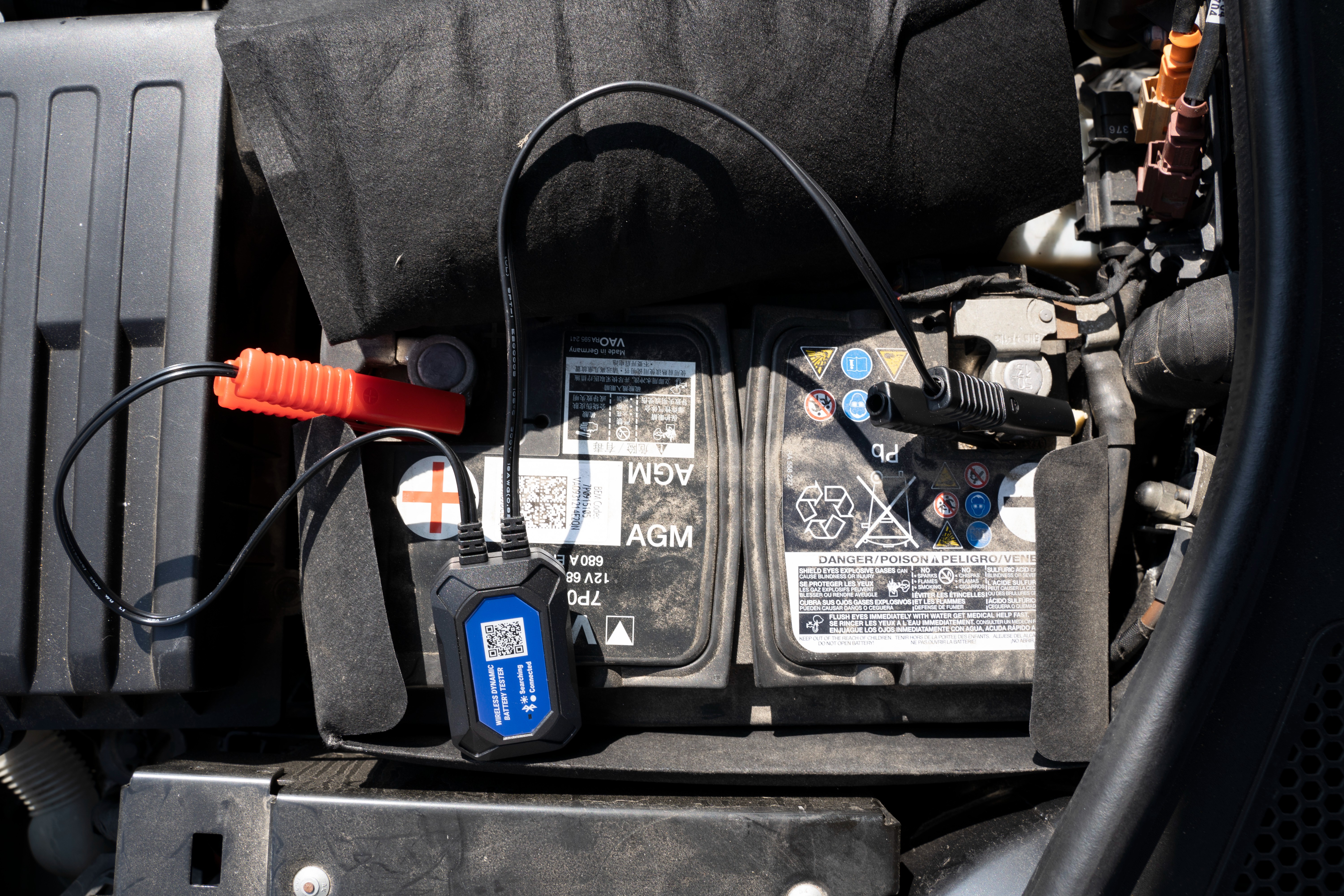 Testeur de batterie de voiture, testeur de durée de vie de capacité de  batterie sensible rapide multifonctionnel intelligent pour le test du  système de charge pour l'entretien : : Auto et Moto