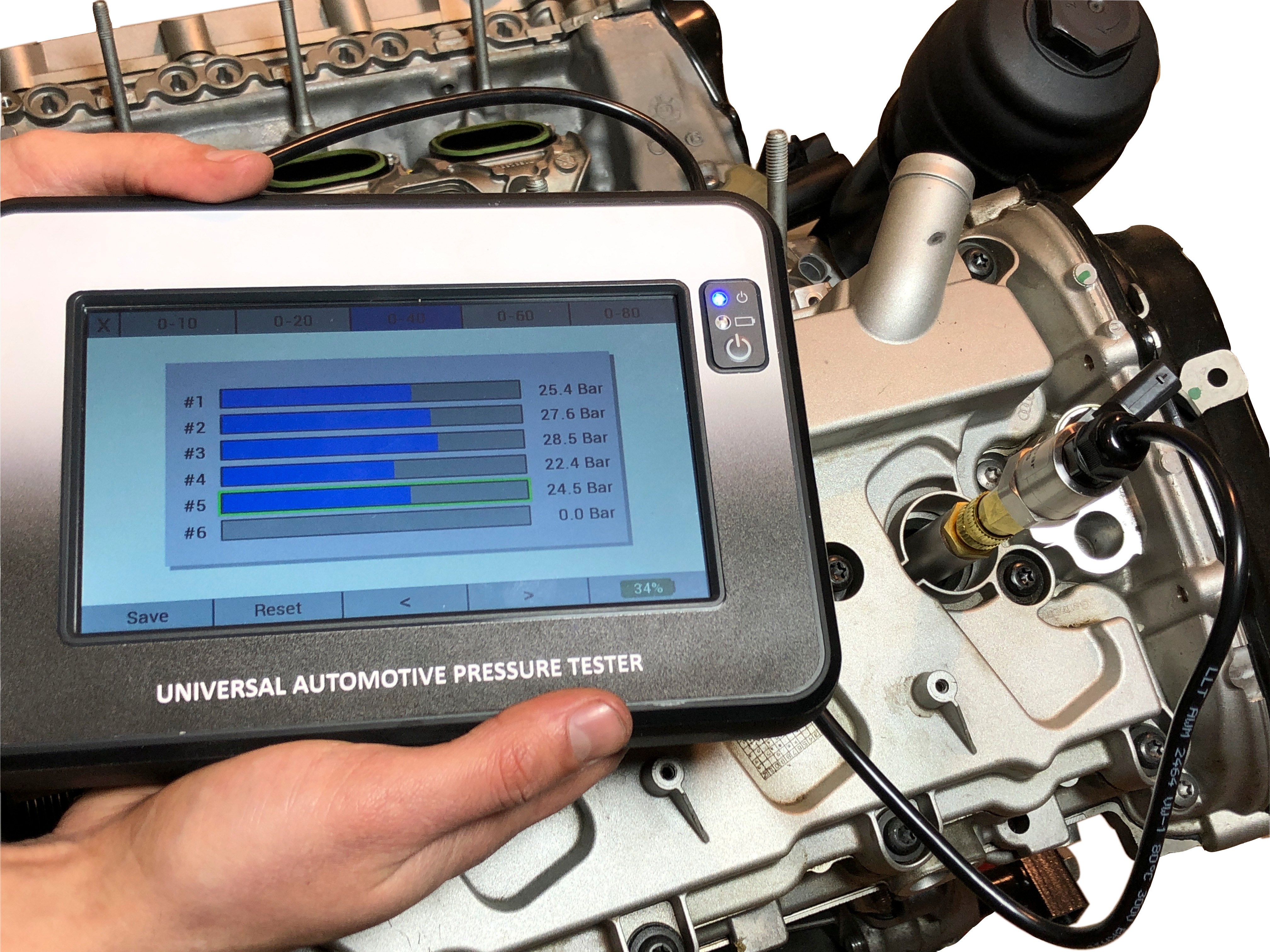 Kit de test de compression - pour les moteurs essence et diesel