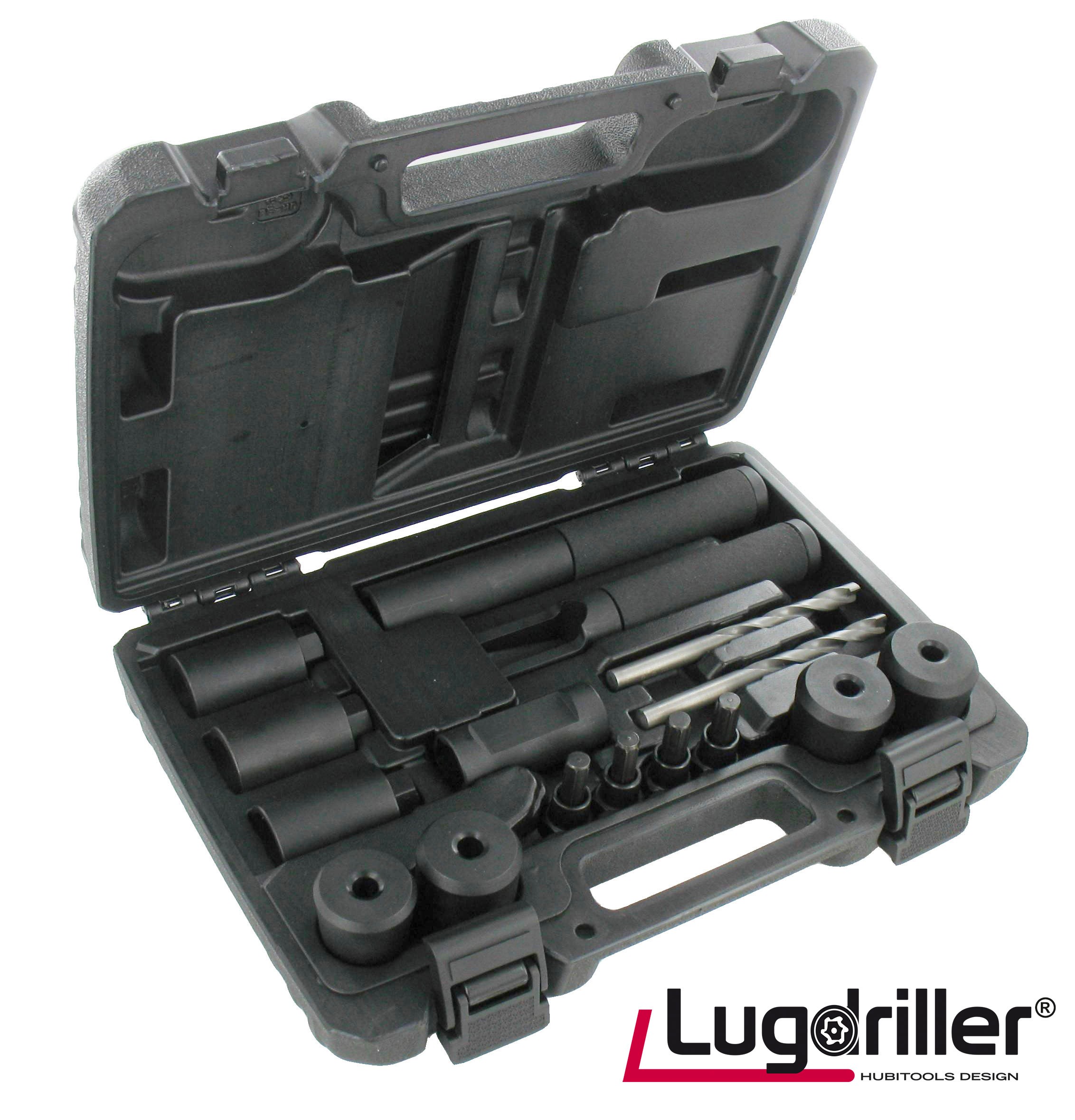 Lugdriller® - kit d'enlèvement d'écrous de roue antivol